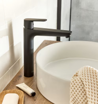 Mitigeur lavabo July+ L sans vidage Noir mat - JACOB DELAFON Réf. E35666-4ND-BL
