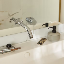 Mitigeur lavabo mural avec poignée baguette Chromé - JACOB DELAFON Réf. CE27341-SC-CP