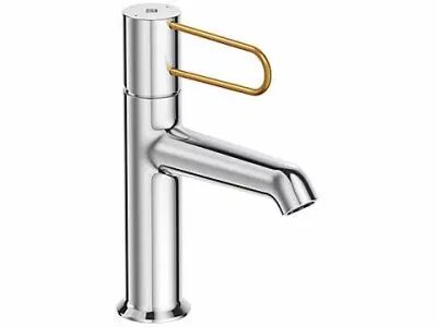 Mitigeur lavabo Odeon Rive Gauche avec vidage, fil dor� et corps chrome - JACOB DELAFON R�f. E21028-GLD-CP