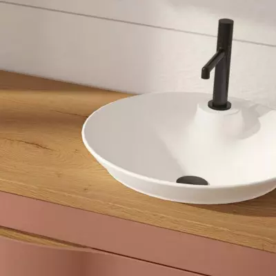 Mitigeur lavabo TIKI Noir mat (sans vidage) - DECOTEC R�f. 143000100150