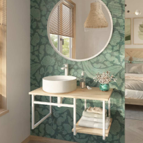 Mitigeur réhaussé Noir mat - DECOTEC Réf. 182137100001
