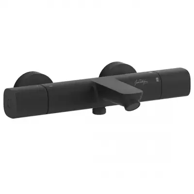 Mitigeur thermostatique bain-douche mural July+ Noir mat - JACOB DELAFON R�f. E35675-9-BL