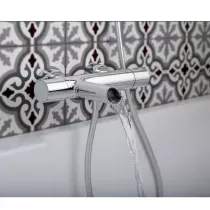 Mitigeur thermostatique bain-douche mural Toobi Chrom&eacute; - JACOB DELAFON R&eacute;f. E8992-CP
