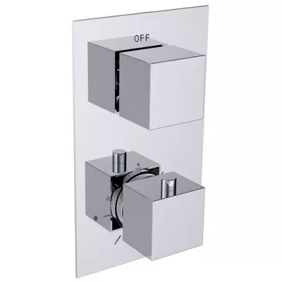 Mitigeur thermostatique encastr� Drakar 2 voies Chrom� - O\'DESIGN R�f. DRAKAR-2C-C