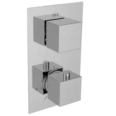 Mitigeur thermostatique encastr� Drakar 2 voies Nickel bross� - O\'DESIGN R�f. DRAKAR-2C-NB