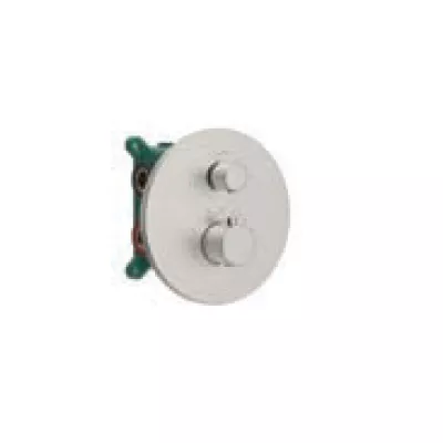 Mitigeur thermostatique encastr� DRAKAR rond 2 voies Nickel bross� - O\'DESIGN R�f. DRAKAR-2R-NB