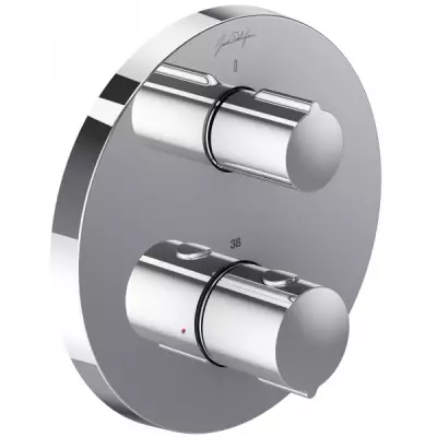 Mitigeur thermostatique Modulo Round Chrom� - JACOB DELAFON R�f. E75386-CP