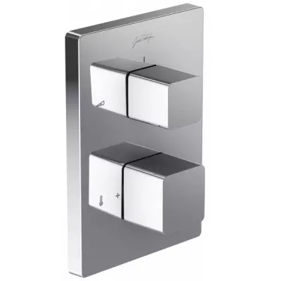 Mitigeur thermostatique Modulo Square Chrom� - JACOB DELAFON R�f. E75387-CP