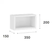 Module 1 niche Harmonie 20cm Argile - OZE Réf. MOD-HAR200AR