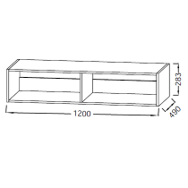 Niche Odéon Rive Gauche 120cm Laque  - Jacob Delafon Réf. EB2541-TL