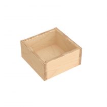 Organisateur cube MOMENT empilable 16 x 16 cm Finition bouleau - SALGAR Réf. 91486