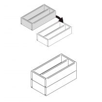 Organisateur MOMENT empilable 16 x 32.2 cm Finition bouleau - SALGAR Réf. 91485