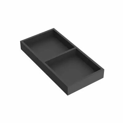Organisateur tiroir 2 espaces Noir 160 x 332 x 40 mm - SALGAR R�f. 104593