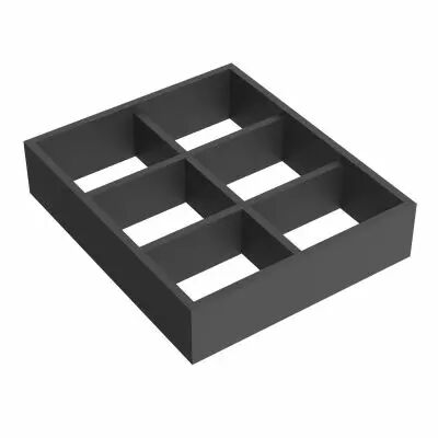 Organisateur tiroir 6 espaces Noir 273 x 332 x 70 mm - SALGAR R�f. 104583