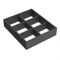 Organisateur tiroir 6 espaces Noir 273 x 332 x 70 mm - SALGAR Réf. 104583