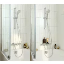 PACK : Mitigeur bain-douche thermostatique mural JULY+ Chrom&eacute; - JACOB DELAFON R&eacute;f. E35683-9-CP