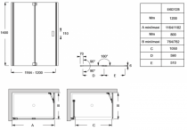 Pack baignoire CAPSULE 120cm avec vidage (marche bois & pare-bain en option) - Jacob Delafon
