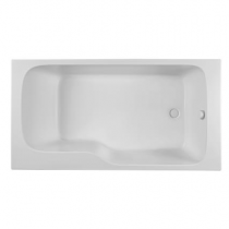 PACK baignoire MALICE 170 cm bain-douche Jacob Delafon (tablier & pare-bain en option) 