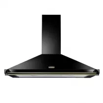 Pack piano Falcon Classic Deluxe 90cm (noir & laiton) avec hotte noire