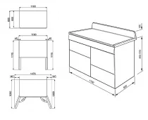 Pack piano Smeg Victoria 110cm induction (crème) avec hotte