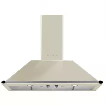 Pack piano Smeg Victoria 110cm induction (crème) avec hotte