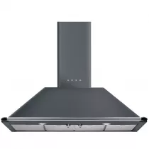 Pack piano Smeg Victoria 110cm induction (gris ardoise) avec hotte et crédence
