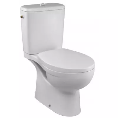 Pack WC � poser Patio sans bride sortie horizontale avec abattant Blanc - JACOB DELAFON R�f. E20208-00