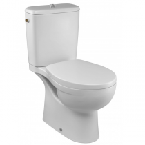 Pack WC à poser Patio sans bride sortie horizontale avec abattant Blanc - JACOB DELAFON Réf. E20208-00