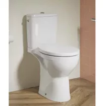 Pack WC au sol sur&eacute;lev&eacute; PMR sans bride, sortie horizontale Blanc brillant- JACOB DELAFON R&eacute;f. E38552-00