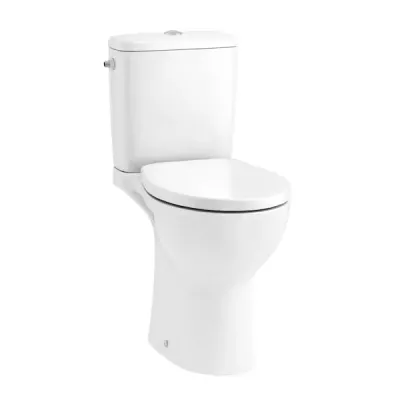 Pack WC au sol sur�lev� PMR sans bride, sortie horizontale Blanc brillant- JACOB DELAFON R�f. E38552-00