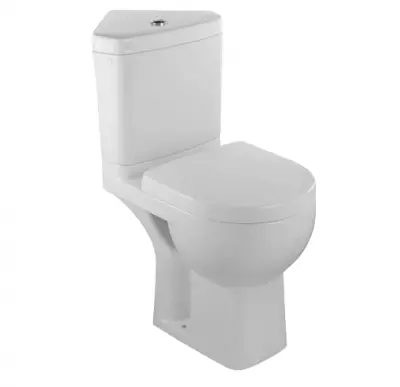 Pack WC D'ANGLE compact Od�on Up �vacuation horizontale avec abattant standard - JACOB DELAFON R�f. E0373-00