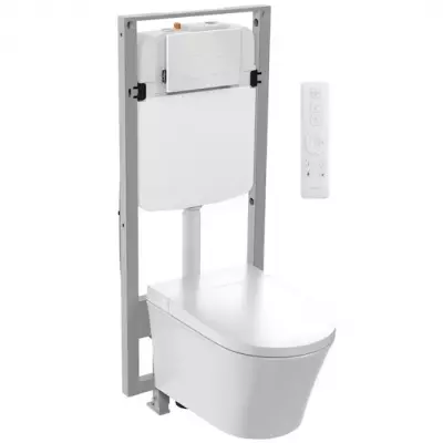Pack WC lavant suspendue SEINE + B�ti-suport - JACOB DELAFON R�f. CE28072-00