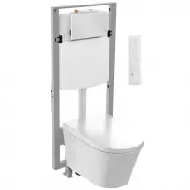 Pack WC lavant suspendue SEINE + B&acirc;ti-suport - JACOB DELAFON R&eacute;f. CE28072-00