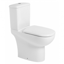 Pack WC Proget Confort sortie horizontale / alimentation latérale Blanc avec abattant  - SANINDUSA Réf. 130924004