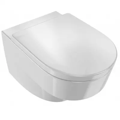 Pack WC suspendu Od�on Rive-gauche sans bride avec abattant standard - JACOB DELAFON R�f. EDR112-00