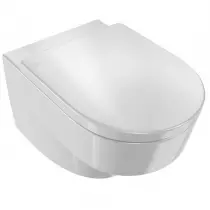 Pack WC suspendu Od&eacute;on Rive-gauche sans bride avec abattant standard - JACOB DELAFON R&eacute;f. EDR112-00