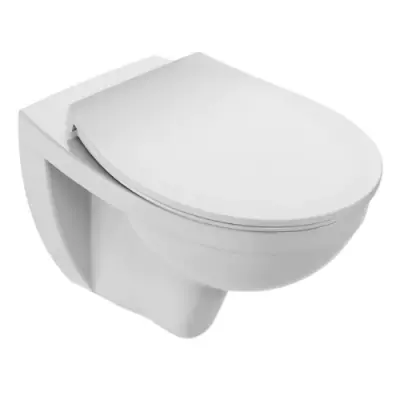 Pack WC suspendu Patio Rimless sans bride abattant extra plat frein de chute - JACOB DELAFON R�f. EDV134-00