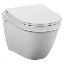 Pack WC suspendu S50 sans bride avec abattant Slim frein de chute Blanc - VITRA R�f. 5956B0036136