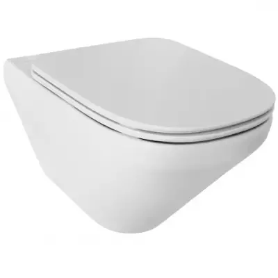 Pack WC suspendu sans bride Modern Life avec abattant � descente progressive - JACOB DELAFON R�f. CE77725-0