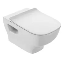 Pack WC suspendu Struktura sans bride avec abattant extra-plat &agrave; descente progressive - JACOB DELAFON R&eacute;f. EDE132-00