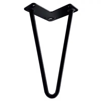 Paire de pieds �pingle h35cm Noir - OZE R�f. PIEDE35NM