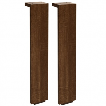Paire de pieds Vivienne 32cm Bois massif - Jacob Delafon Réf. EB1578-XX