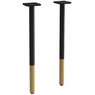 Paire de pieds Vivienne Signature 32cm Laiton bross� - Jacob Delafon R�f. EB1592-2MB