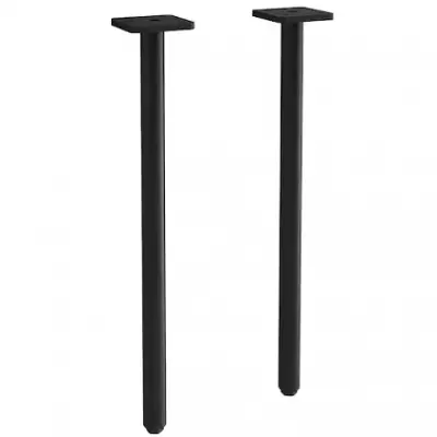 Paire de pieds Vivienne Signature 32cm Noir mat - Jacob Delafon R�f. EB1592-BL