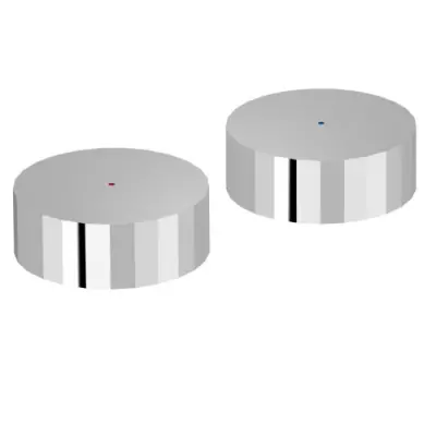 Paire de poign�es pour m�langeur lavabo Grands Boulevards Chrom� - JACOB DELAFON R�f. E25390-CP