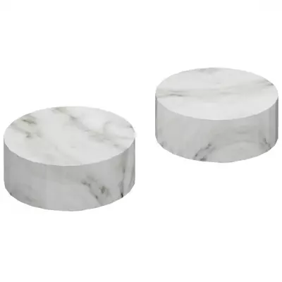 Paire de poign�es pour m�langeur lavabo Grands Boulevards Marbre envo�tant - JACOB DELAFON R�f. E25390-HYH