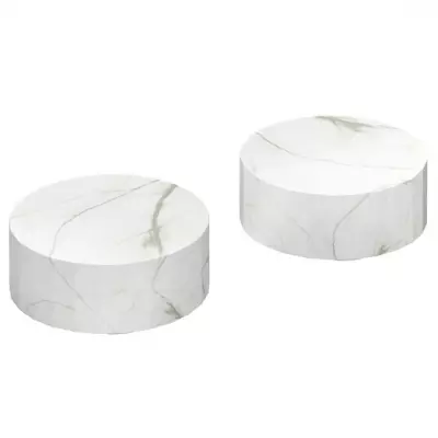 Paire de poign�es pour m�langeur lavabo Grands Boulevards Marbre sculptural - JACOB DELAFON R�f. E25390-HYC