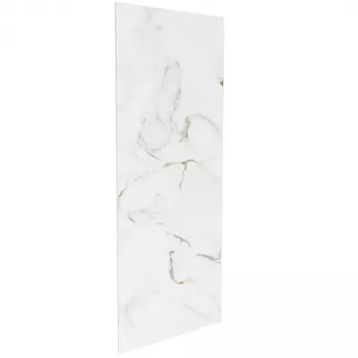 Panneau de rev�tement mural d�coratif 100x255cm Marbre blanc brillant - Jacob Delafon R�f. E66100-D72