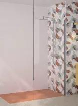 Panneau mural Kinewall Design 100x250cm Fa&iuml;ence tiss&eacute; Blanc - KINEDO R&eacute;f. PM684