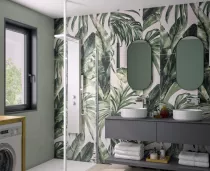 Panneau mural Kinewall Design 100x250cm Jungle - KINEDO R&eacute;f. PM616